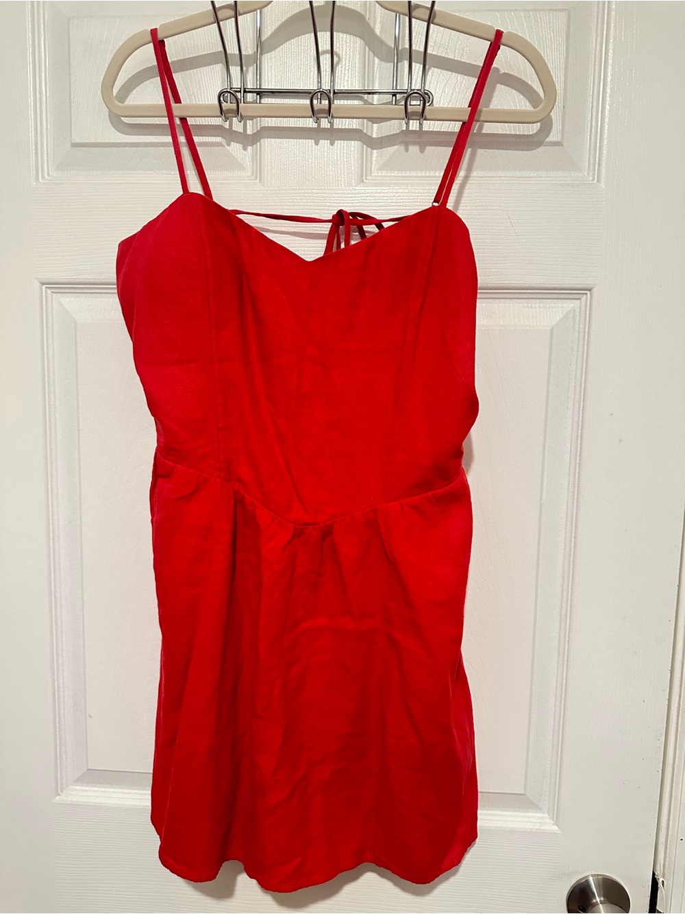 Hollister Red Spaghetti Strap Mini Dress